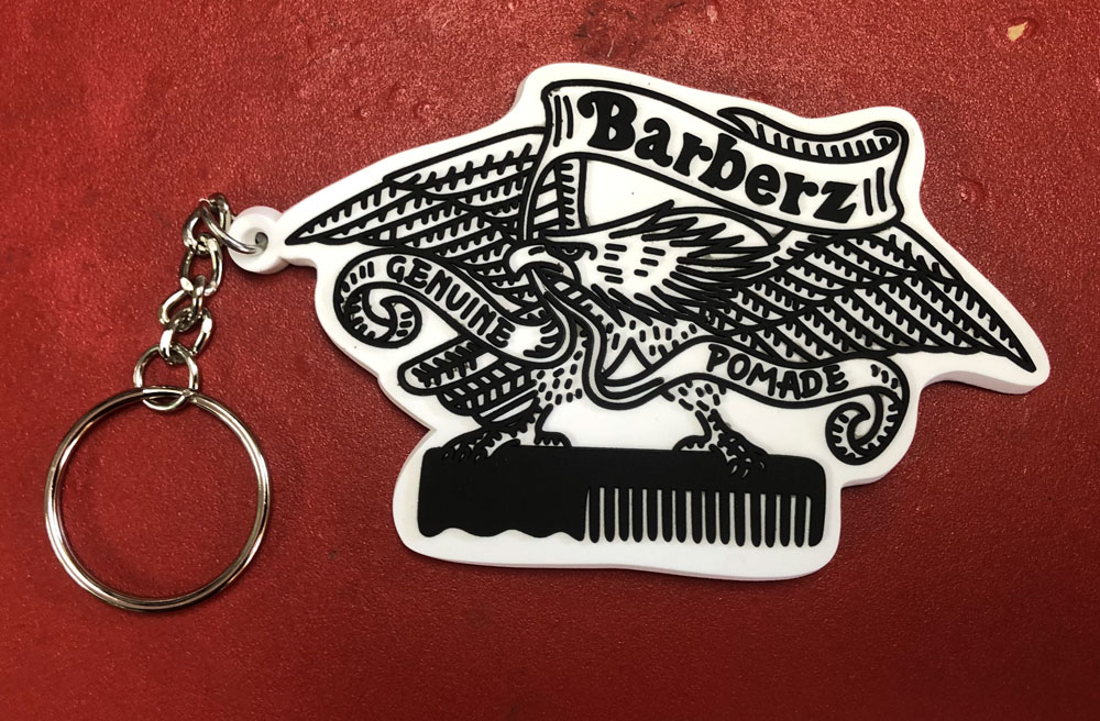 BARBERZ Genuine Pomade キーホルダー
