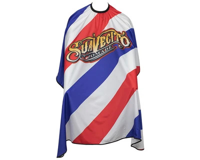 Suavecito BARBER Pole CAPE スアベシート　バーバーポールケープ