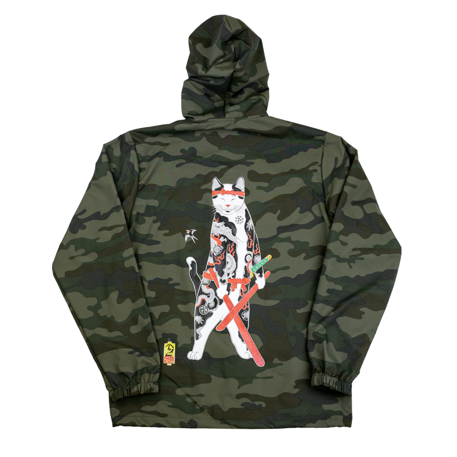 Monmon Cats Musashi Cat Camo Jacket