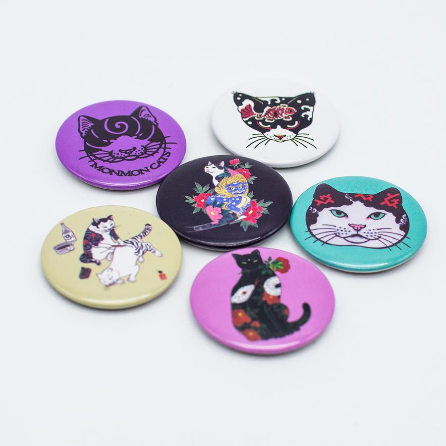 Monmon Cats Button Pack