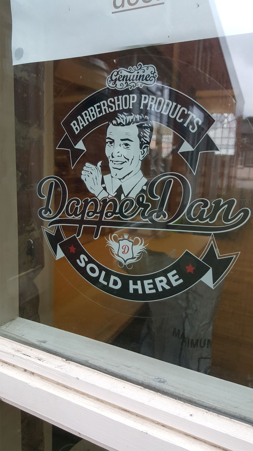 DapperDan ウィンドウステッカー