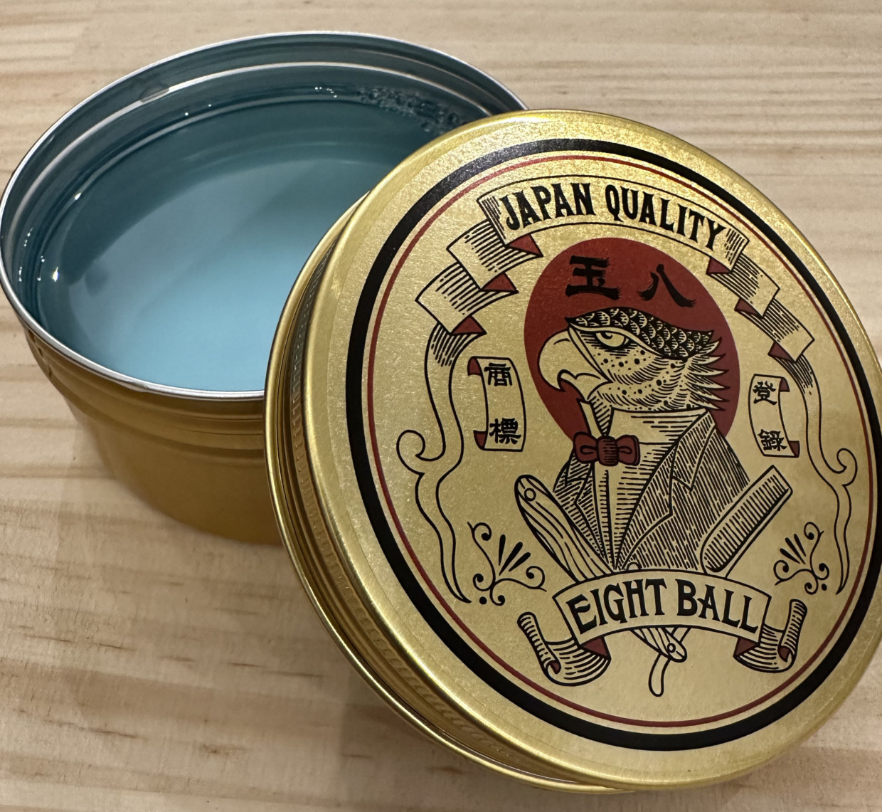 八玉ポマード　ハード　BARBERZ　Genuine Pomadeリニューアル品　　ゴールド
