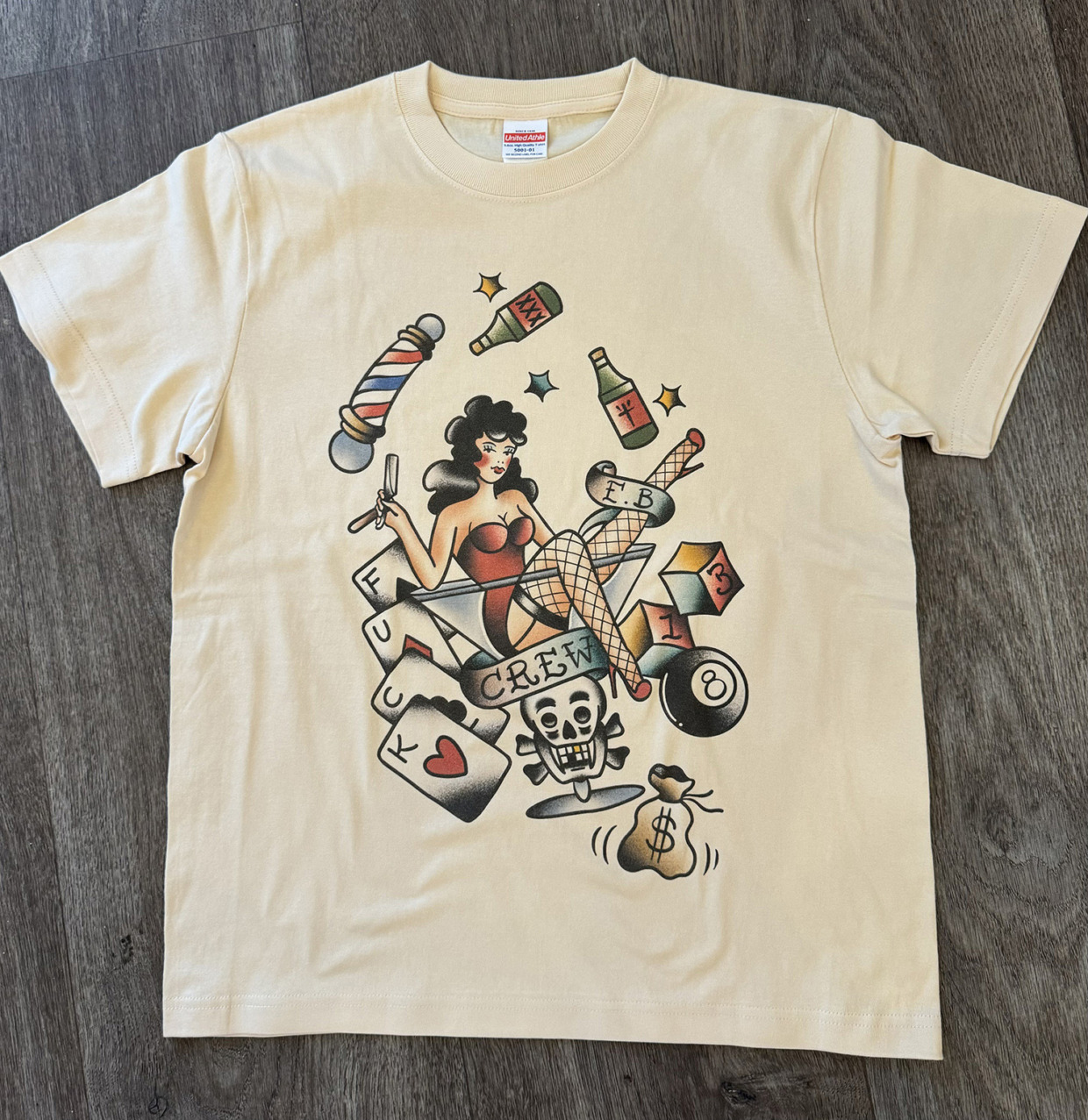 FUKUSHIMA BARBER CREW イベントTシャツ